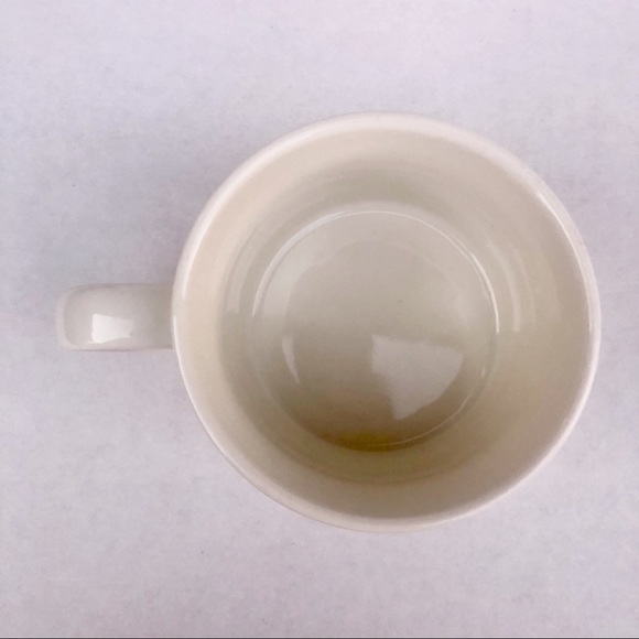 Starbucks Wide Mouth White Coffee Tea Cup Ceramic Handle Mug EUC 12 Oz. - Picture 3 of 4